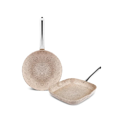 Karaca Biogranit Nare Wok & Grill Pan Set, 153.09.01.6435