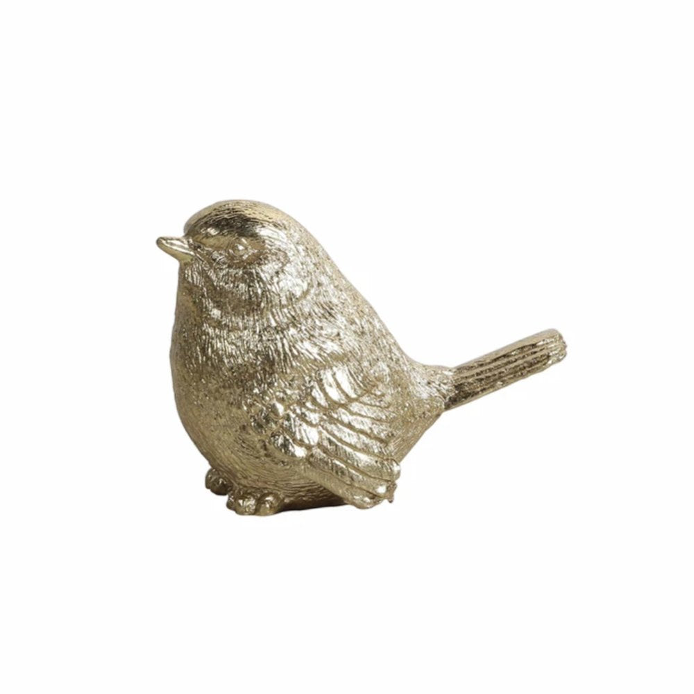 Karaca Home Decorative Gold Bird Sculpture - 6 cm, 153.09.01.6459