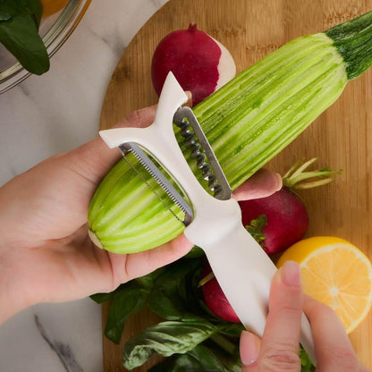 Karaca Crick Crack Harmony Double-Sided Peeler | Kitchen Vegetable Peeler, 153.09.01.6861