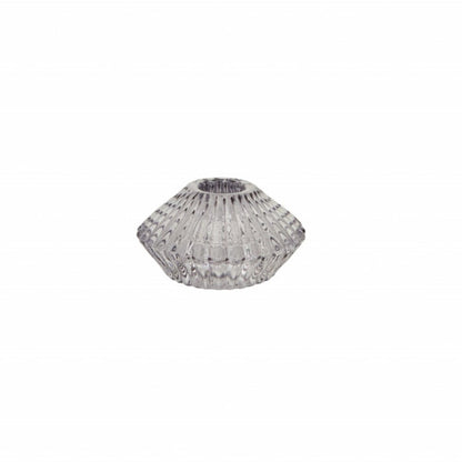 Karaca Home Pemy Grey Double-Sided Candle Holder 7 x 4 cm-, 153.09.01.7024