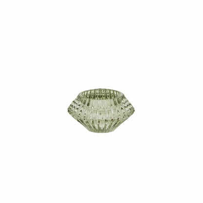 Karaca Home Pemy Green Double-Sided Candle Holder - 7 x 4 cm, 153.09.01.7026