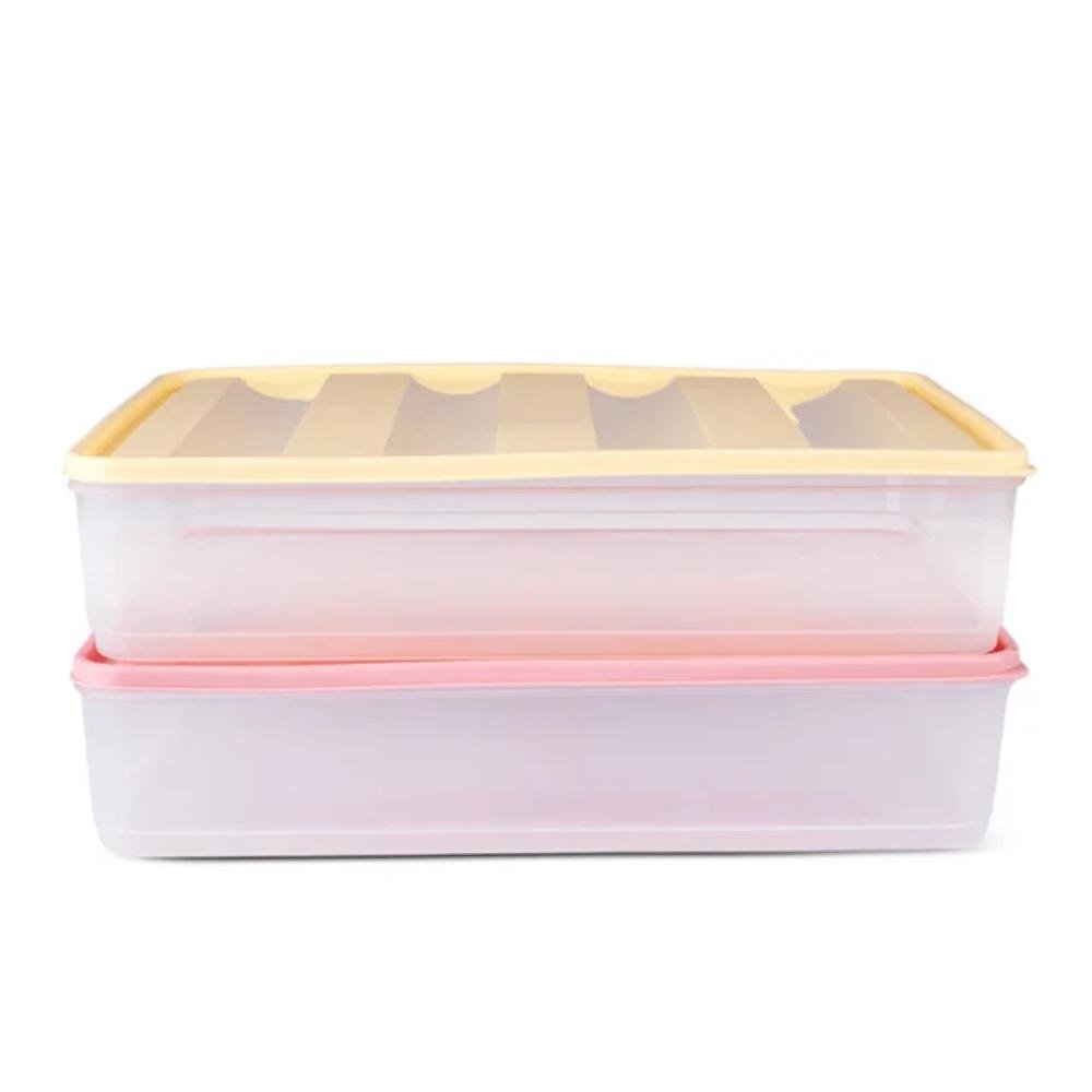 Karaca Stella 6-Piece Freezer Storage Container Set | Plastic Food Storage Boxes, 153.09.01.7069