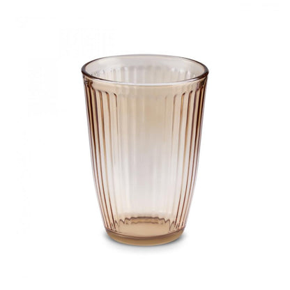 Karaca Gordes 6-Piece Amber Glass Beverage Set – 370 ml, 153.09.01.8045