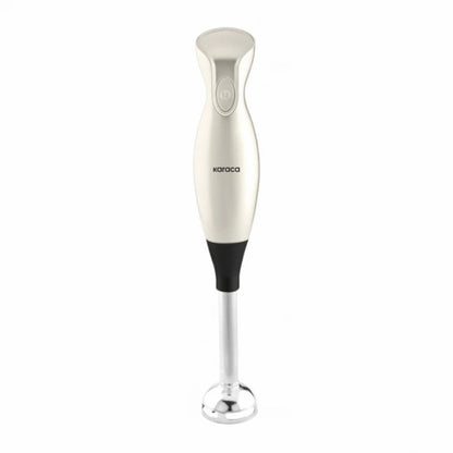 Karaca 550W Stick Blender - Cream, Powerful and Easy-to-Use Hand Blender, 153.09.01.8732