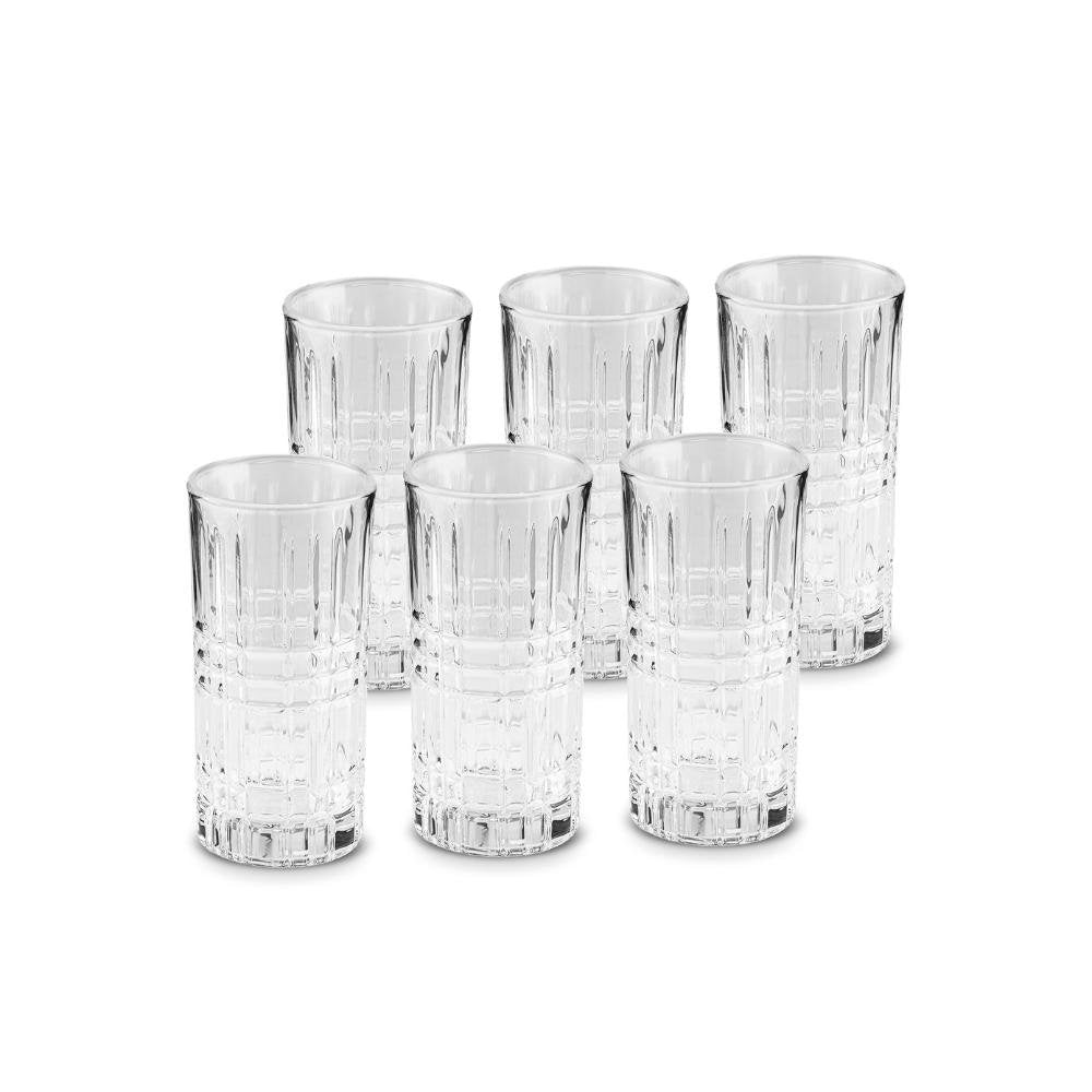 Karaca Luminary 6-Piece Transparent Glass Beverage Set 350 ml, 153.09.01.8806