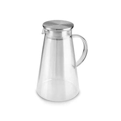 Karaca Serene 7-Piece Anthracite Glass Drinkware Set for 6 People – 1.8 L Carafe, 153.09.01.9484