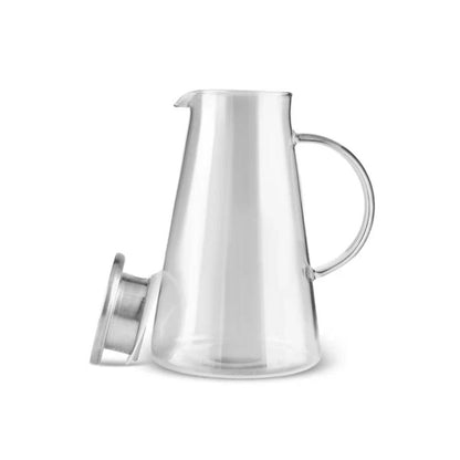 Karaca Serene 7-Piece Anthracite Glass Drinkware Set for 6 People – 1.8 L Carafe, 153.09.01.9484
