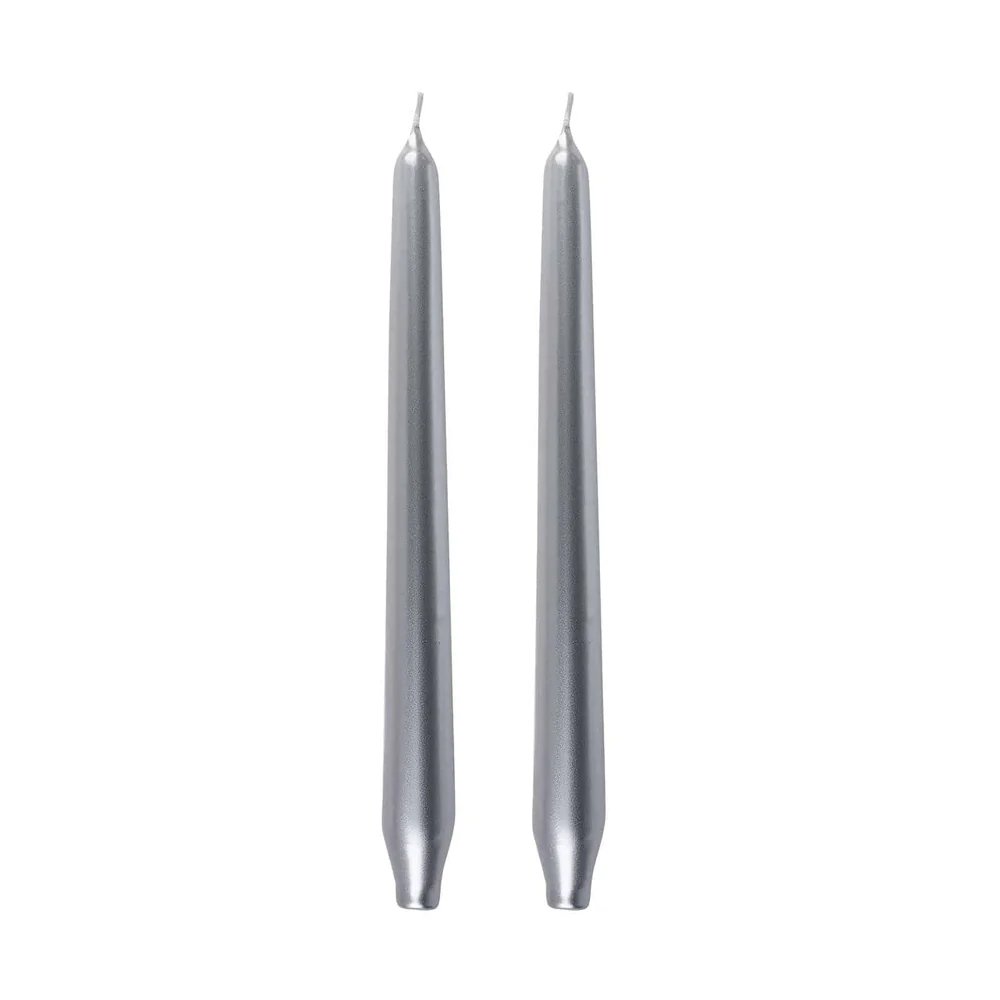 Karaca Home 2 Candlesticks Silver, 153.20.01.0397