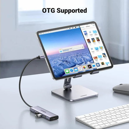 Ugreen, 5-In-1 Usb-C Hub Docking Station Adapter (4K Hdmi + 3*Usb3.0 + Usb-C Pd100W) Ugreen Cm511 - 15596