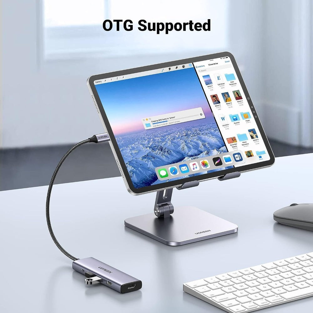 Ugreen, 5-In-1 Usb-C Hub Docking Station Adapter (With Pd) Ugreen Cm511 - 15597