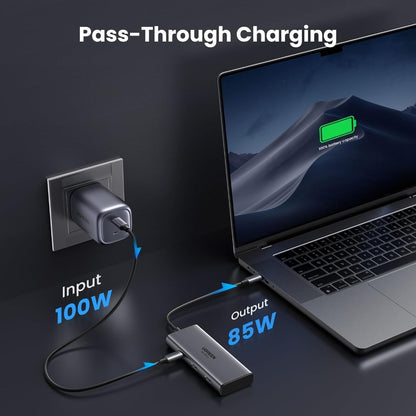 Ugreen, 8K Dual Display 6-In-1 Usb-C Hub Docking Station Adapter (With Power Delivery) Ugreen Cm498 - 15852