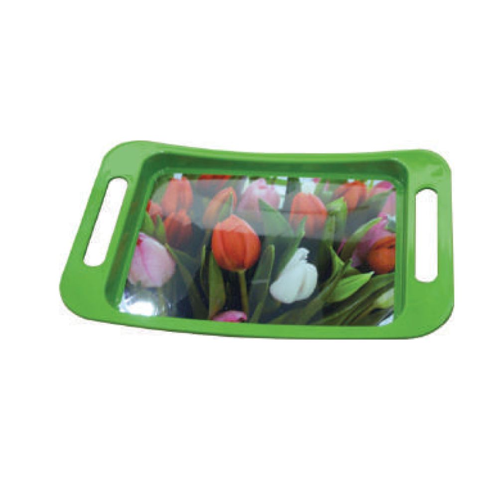 Herevin, Old Rectangular Tray Tulip Green, 161150Green