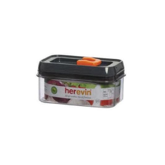 Herevin, Storage Canister 0.6Lt Grey With Orange, 161173-560O