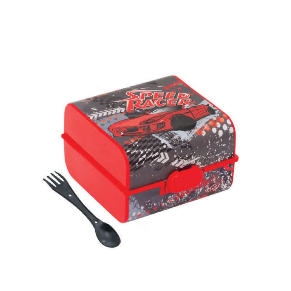 Herevin, Lunch Box Car 38X28X23Cm Red, 161273-002