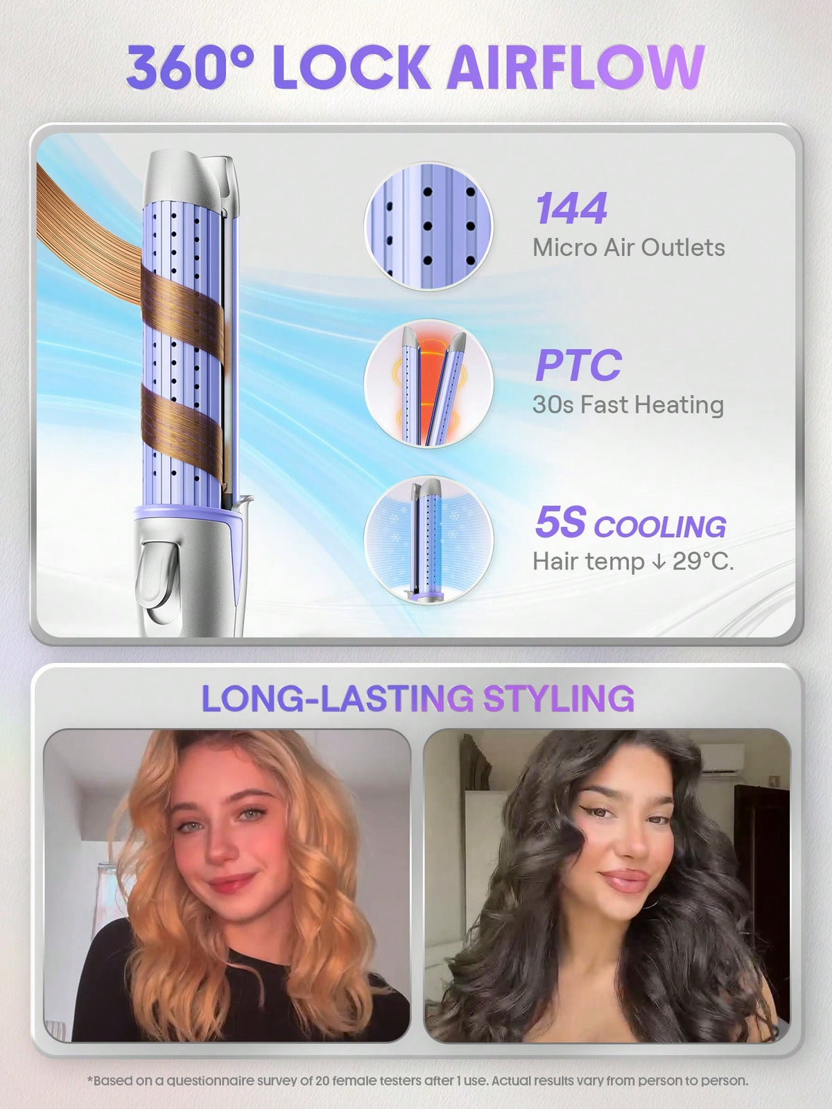 Sheglam, Hair Cool Lock Airflow Styler