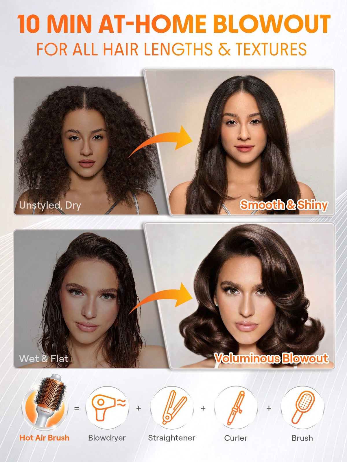 Sheglam, Hair Blowout Bliss Volumizing Hot Air Brush