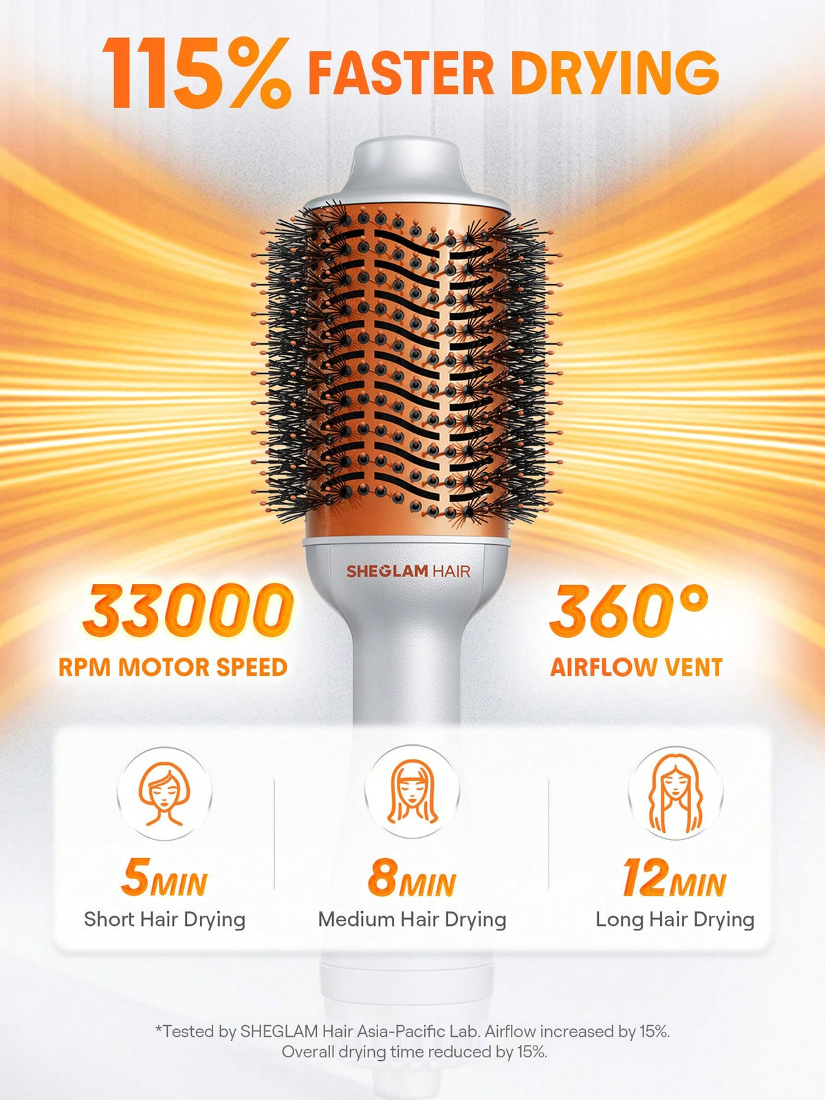 Sheglam, Hair Blowout Bliss Volumizing Hot Air Brush
