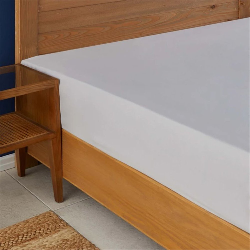 Karaca Nau Gri Cift Ks Fitted Carsaf [160x200 + 30cm], 180.01.01.0529