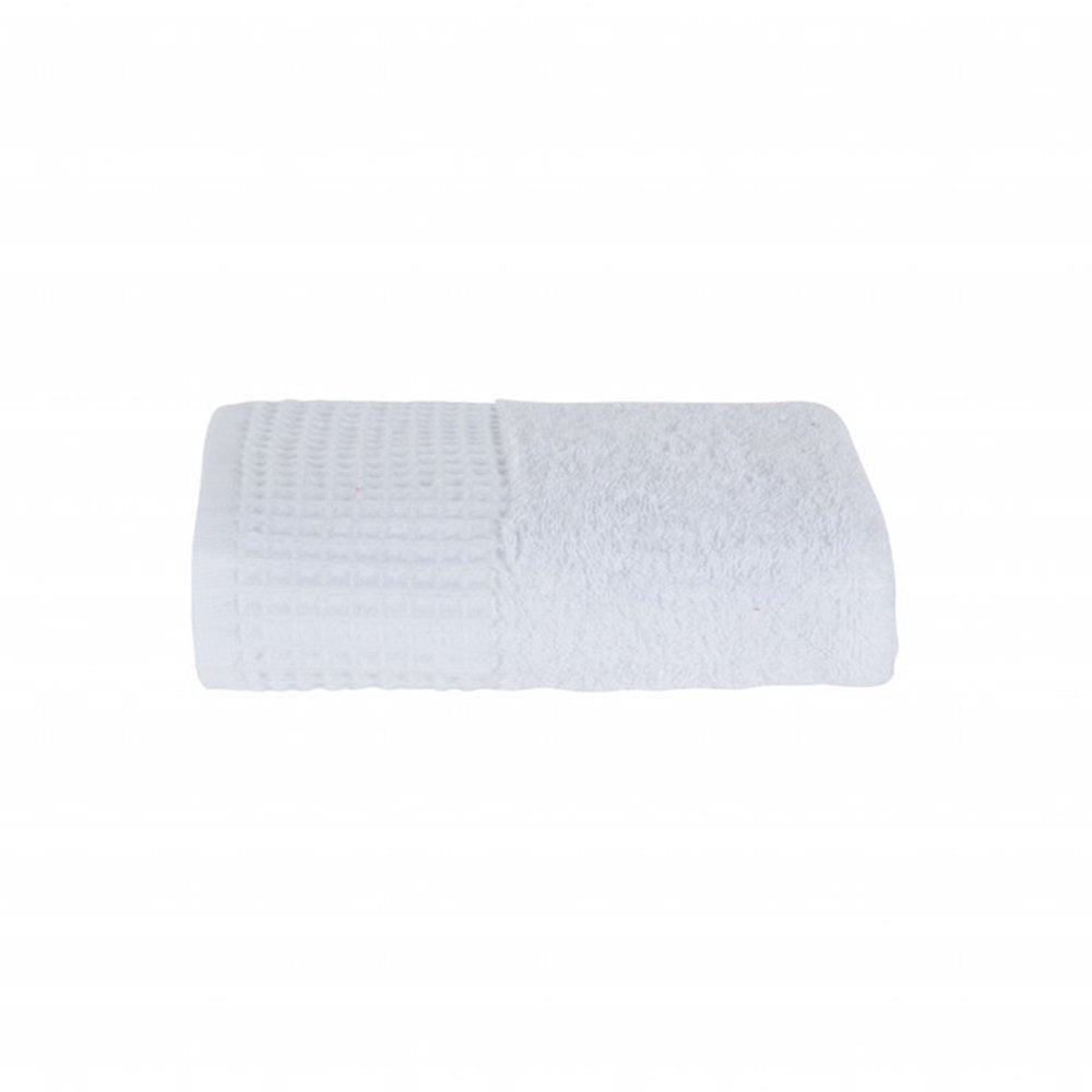 Karaca Nautica Home Malone White Face Towels 50x90cm, 180.01.01.1421