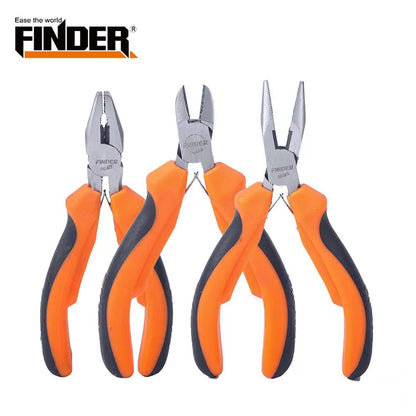 Finder, 4.5' 3PCS Mini Pliers Set