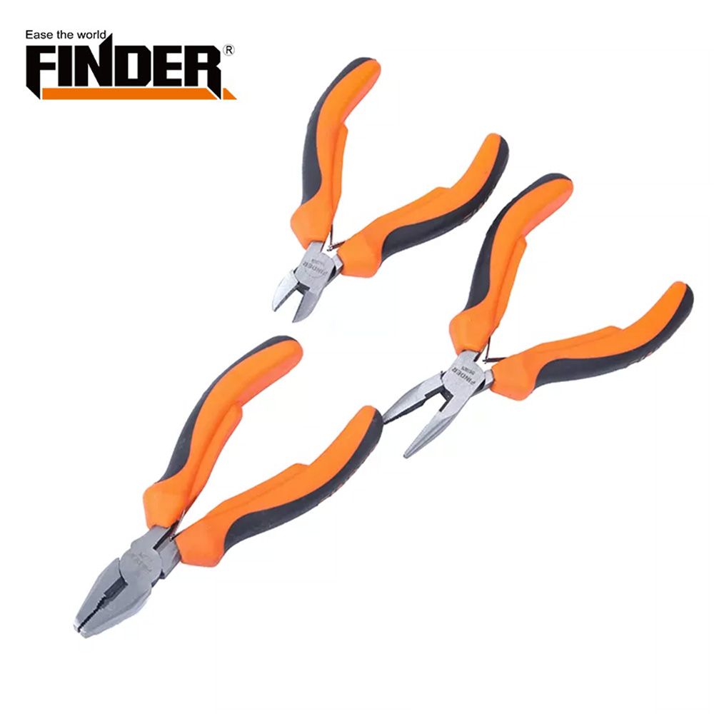 Finder, 4.5' 3PCS Mini Pliers Set