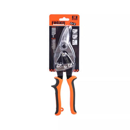 Finder, 10'' Straight Cut Aviation Snips - Left Bent