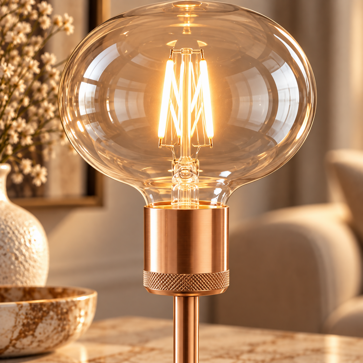 Aurora Glass Globe Table Lamp | TL-050-3