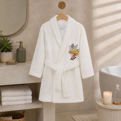 Karaca Home Bummer 4–6 Years 100% Cotton Child Bathrobe, 200.16.01.0094