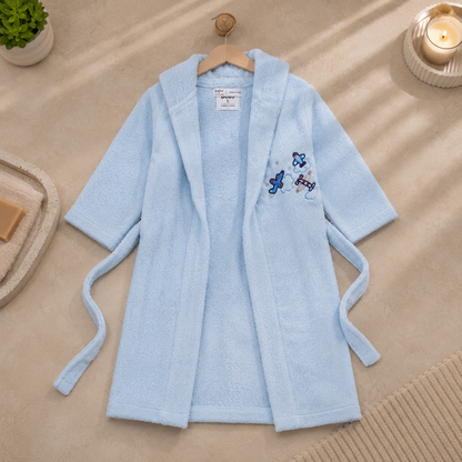 Karaca Home Airship 100% Cotton 4–6 Years Child Bathrobe, 200.16.01.0092
