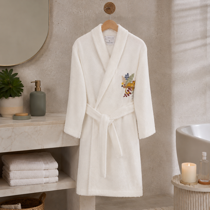 Karaca Home Bummer 6–8 Years 100% Cotton Child Bathrobe, 200.16.01.0098