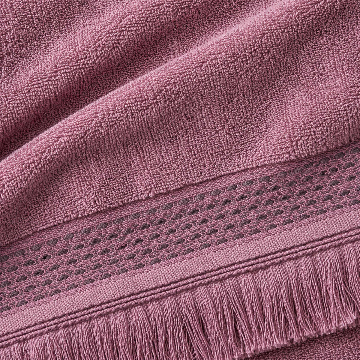 Karaca Home Softy 100% Cotton Appliqued Face Towel 50 x 90 cm – Lilac, 200.19.01.0656