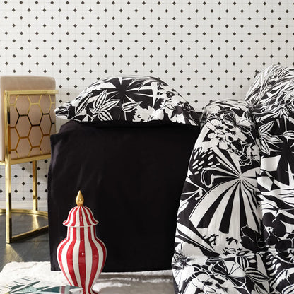 Karaca Home Pio Satin Single Duvet Cover Set - Black, 200.21.01.0032