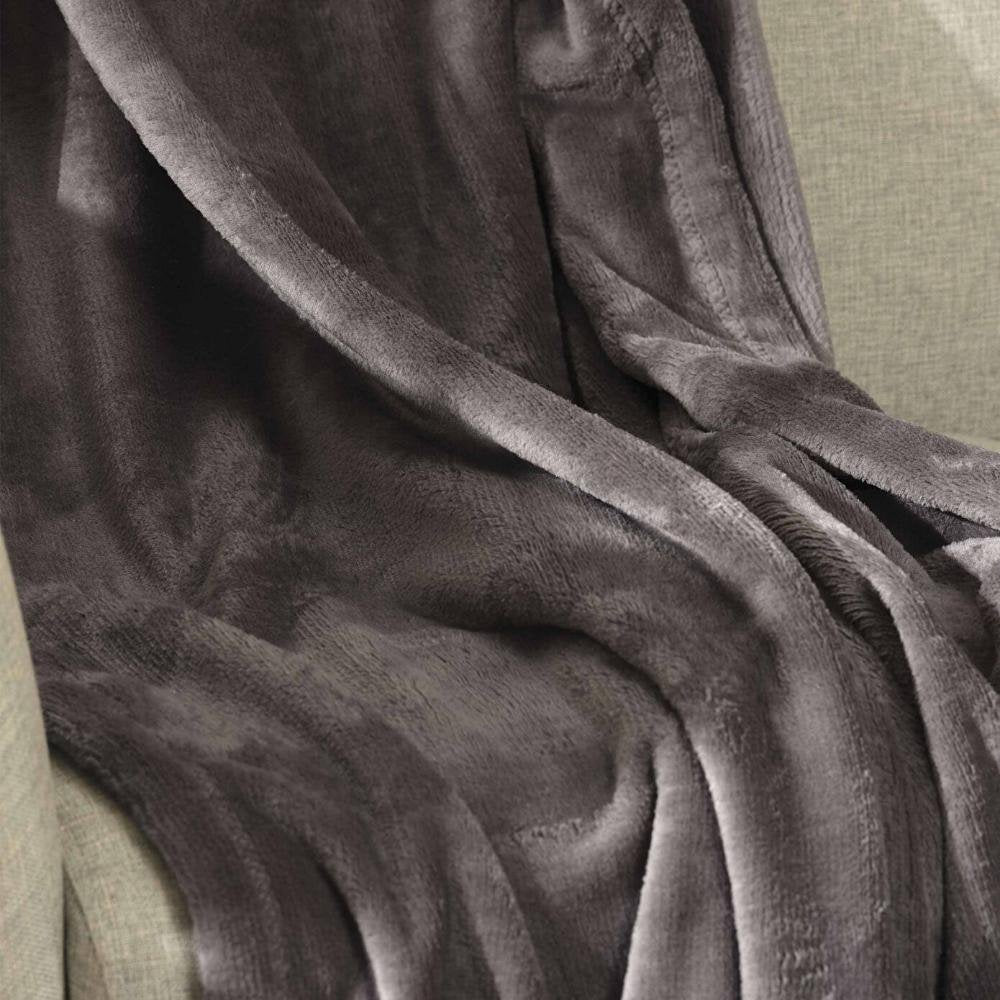 Karaca Home Fiona Wellsoft TV Blanket - Grey, 200.21.01.0270