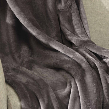 Karaca Home Fiona Wellsoft TV Blanket - Grey, 200.21.01.0270