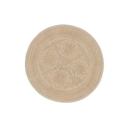 Karaca Home Vio Round Bath Mat 100 x 100 cm – Ecru, 200.22.02.0015
