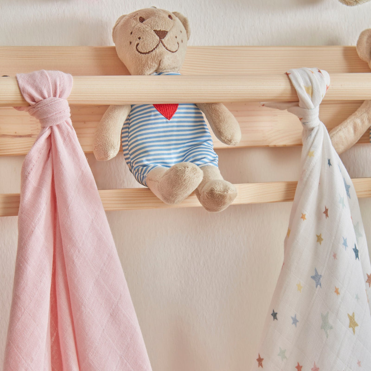 Karaca Home Little Star 3-Piece Baby Muslin Set, 200.22.11.0092