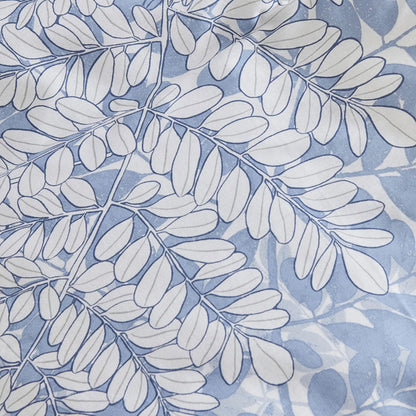 Karaca Home Hayley 100% Cotton Double Duvet Cover Set - Blue, 200.22.12.0045