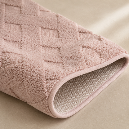 Karaca Home Karving Bathmat 2-Piece Set – Dusty Rose, 200.22.12.0121
