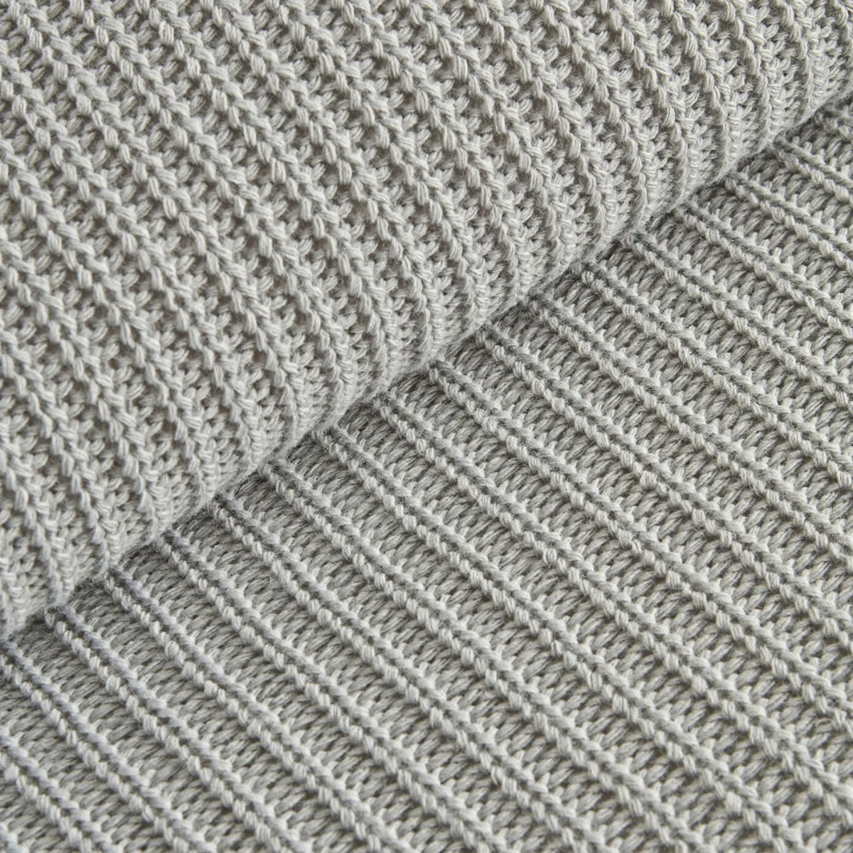 Karaca Home Cool Touch Double Knitted Blanket [Grey], 200.22.14.0756