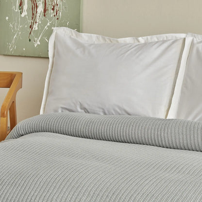 Karaca Home Cool Touch Double Knitted Blanket [Grey], 200.22.14.0756