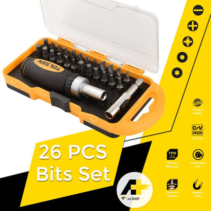 Tolsen, 26pcs Bit Set