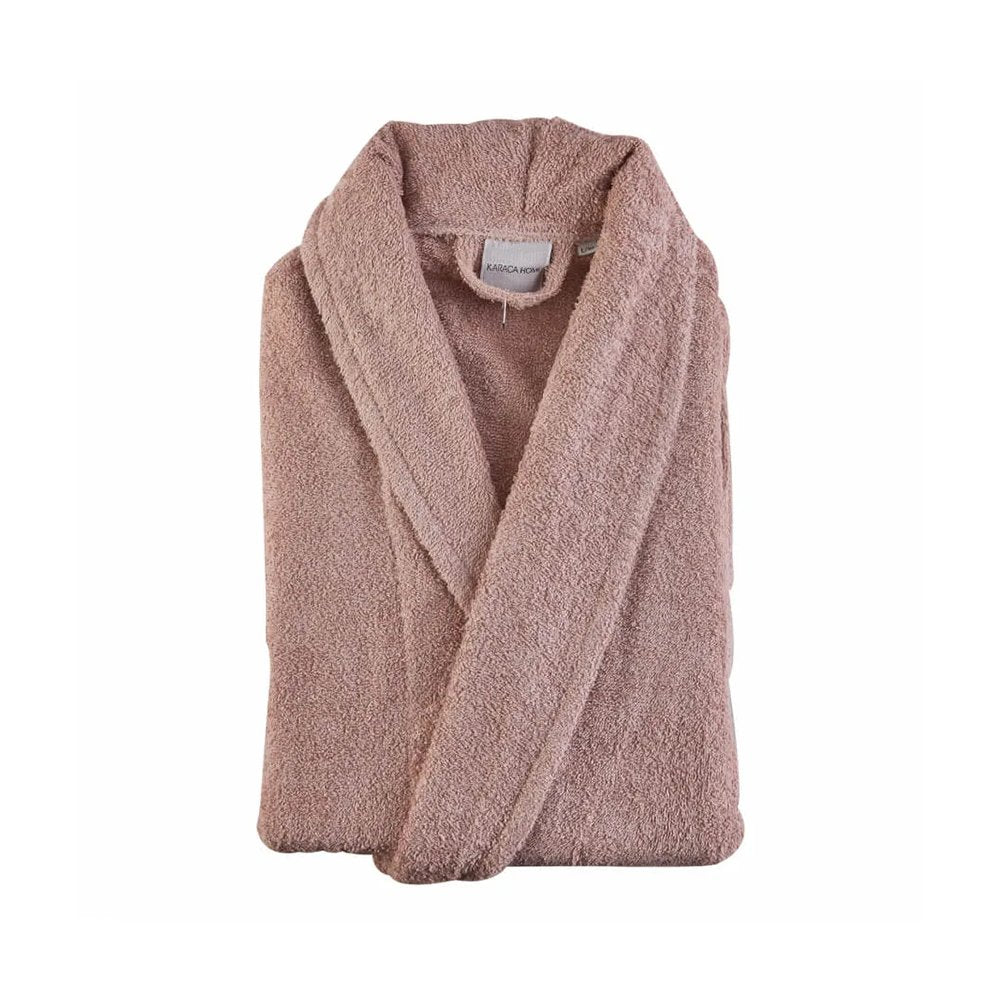 Karaca Home Charm Exclusive Dark Powder Bathrobe S/M - 100% Combed Cotton, 200.16.01.0156