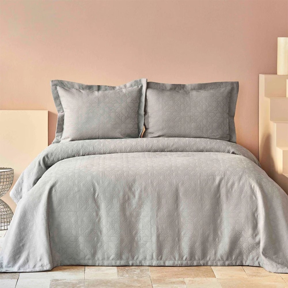 Karaca Home Back To Basic Grey Single Bedspreadf, 200.18.01.0081