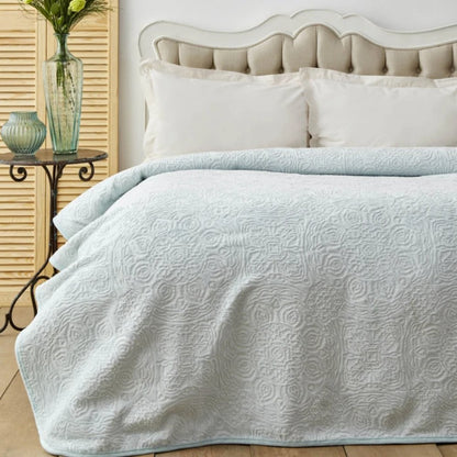 Karaca Home Scala Double Embossed Blanket 200 × 220 cm – Tiffany, 200.18.01.0585