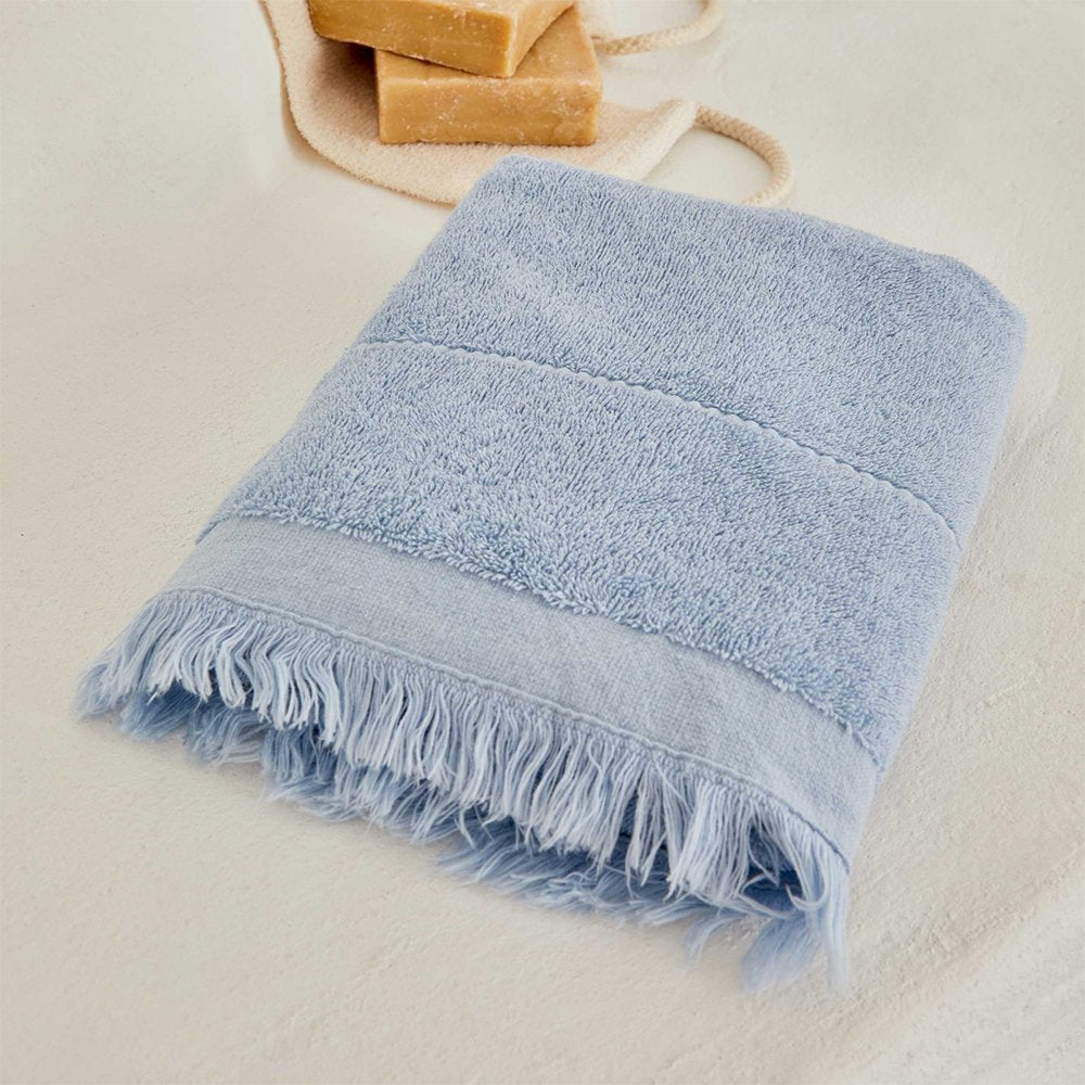 Karaca Home 4 Elements 100% Cotton Face Towels Water 50x90cm Blue, 200.18.01.0721