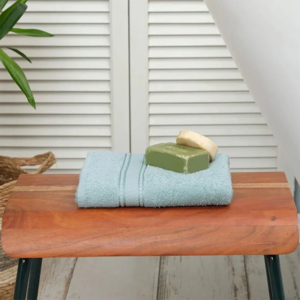 Karaca Home Daily Soft 100% Cotton Face Towels 50x90cm Petrol, 200.20.01.0306