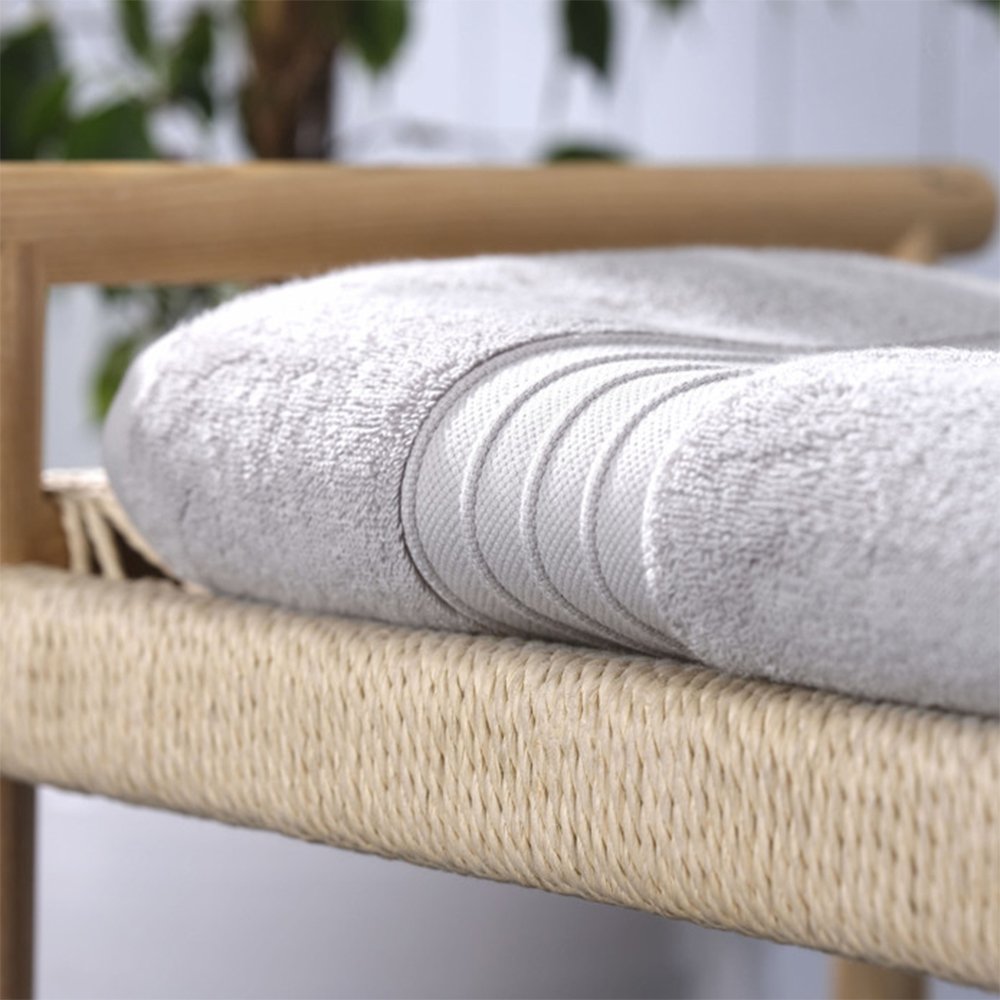 Karaca Home Aquasoft 100% Cotton Face Towels 50x90cm Grey, 200.20.01.0649