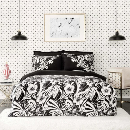 Karaca Home Pio Satin Single Duvet Cover Set - Black, 200.21.01.0032