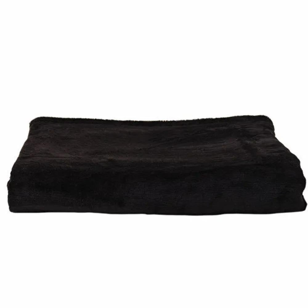 Karaca Home Fiona Black Welsoft TV Blanket 130x180 cm, 200.21.01.0273