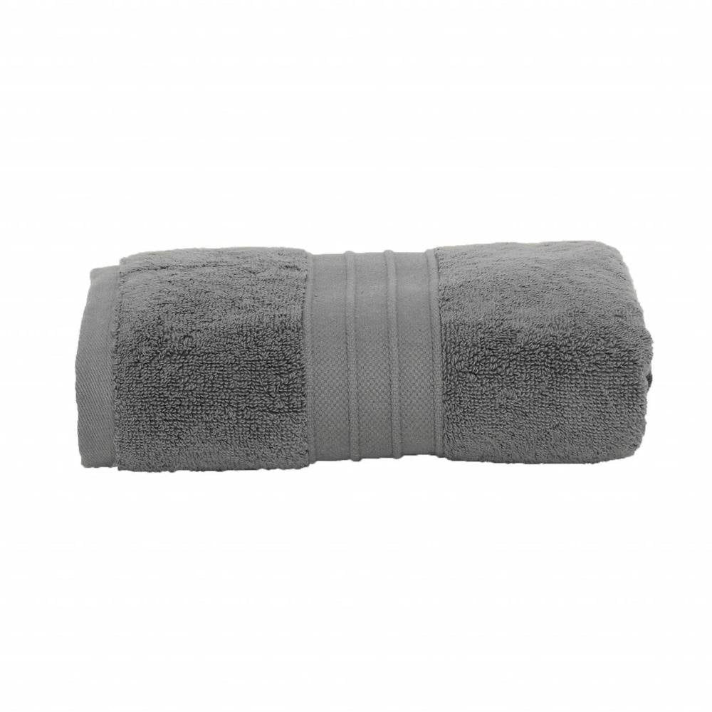 Karaca Home Aquasoft 100% Cotton Bath Anthracite Towel 80 x 150 cm, 200.21.01.0495